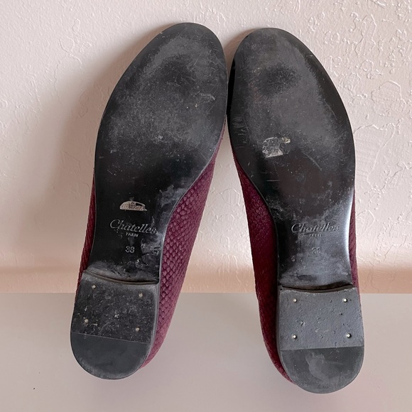 Chatelles Paris Anthropologie Suede Slippers Flats - Picture 13 of 13